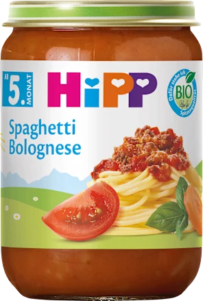 Menü Spaghetti Bolognese nach dem ab 5. Monat, 190 g