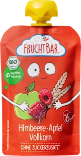 Quetschie Himbeere, Apfel, Vollkorn ab 6 Monaten, 100 g