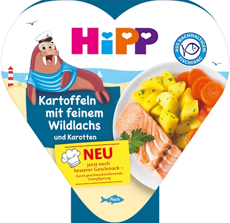 Kinderteller Kartoffeln mit feinem Wildlachs und Karotten ab 1 Jahr, 250 g