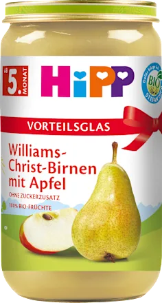Früchte Williams-Christ-Birnen mit Apfel, ab dem 5. Monat, 250 g