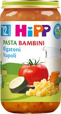 Menü Pasta Rigatoni Napoli ab dem 12. Monat, 250 g
