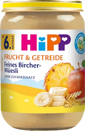 Frucht & Getreide Feines Bircher Müsli ab dem 6. Monat, 190 g