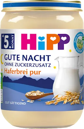 Abendbrei Gute Nacht Haferbrei ab dem 5. Monat, 190 g