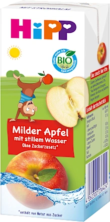 Saft Milder Apfel mit stillem Wasser ab 1 Jahr, 200 ml