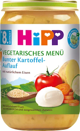 Menü vegetarisch Bunter Kartoffel-Auflauf ab dem 8. Monat, 220 g