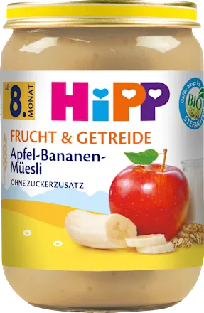 Frucht & Getreide Apfel-Bananen-Müsli, ab dem 8.Monat, 190 g