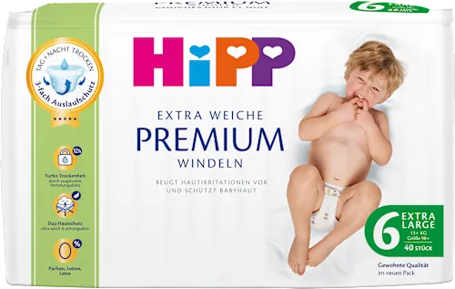 Windeln Premium Gr. 6 Extra Large (13+ kg), 40 St