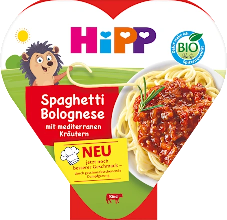 Kinderteller Spaghetti Bolognese, ab 1 Jahr, 250 g