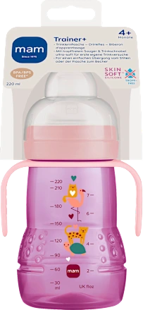 Trinklernflasche Trainer, rosa, ab 4.Monate, 220 ml, 1 St