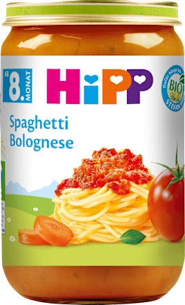 Menü Spaghetti Bolognese ab dem 8. Monat, 220 g