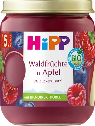 Früchte Waldfrüchte in Apfel, 5. Monat, 160 g, 160 g