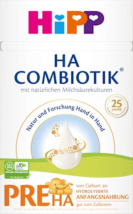 Anfangsmilch Pre HA Combiotik von Geburt an, 0,6 kg