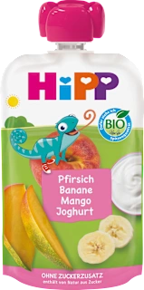 Quetschie Pfirsich Banane Mango mit Joghurt, ab 1 Jahr, 100 g