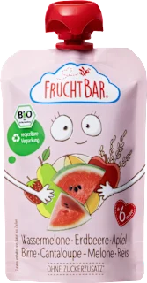 Quetschie Wassermelone, Erdbeere, Apfel, Birne & Reis ab 6 Monaten, 100 g