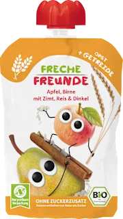 Quetschie Apfel, Birne mit Zimt, Reis & Dinkel ab 6 Monaten, 100 g