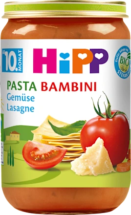 Menü Pasta Bambini Gemüse Lasagne ab dem 10. Monat, 220 g