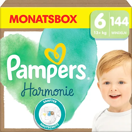 Windeln Harmonie Gr.6 Junior (13+ kg), Monatsbox, 144 St Windeln Harmonie Gr.6 Junior (13+ kg), Monatsbox, 144 St