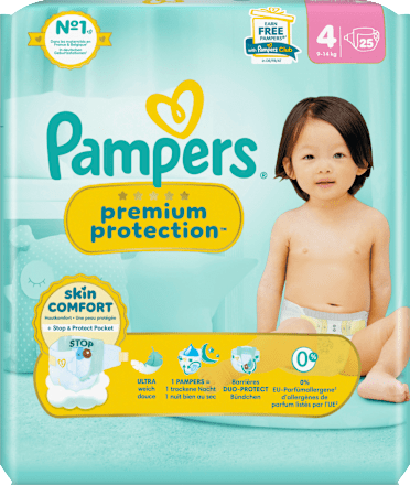 Windeln Premium Protection Gr.4 Maxi (9-14 kg), 25 St